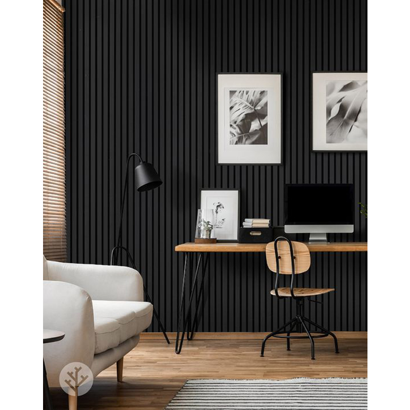 Black Oak Wall Panel