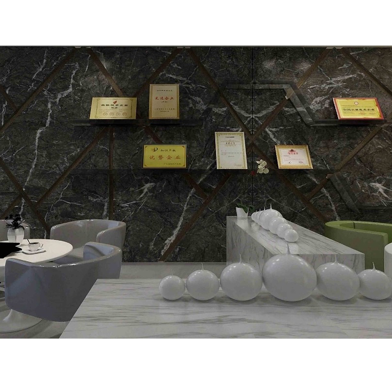 Buffet Grey Marble Solid Wall Panel