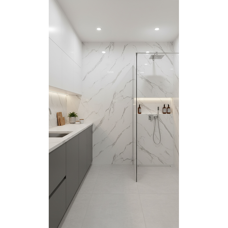 Carrara Marble Gloss Wet Wall Panels