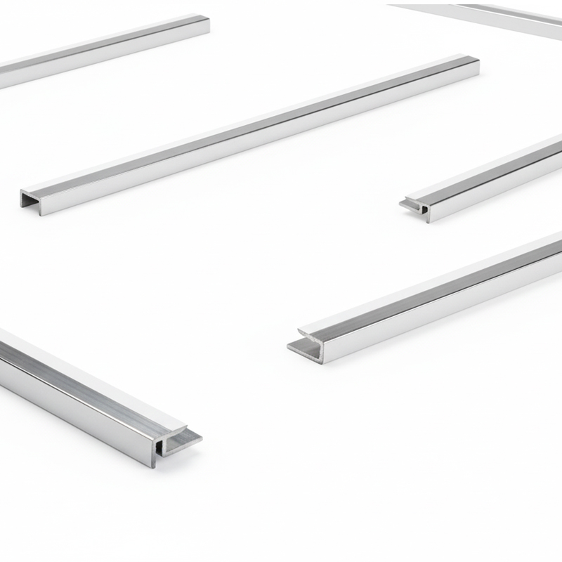Chrome End Cap Wall Panel
