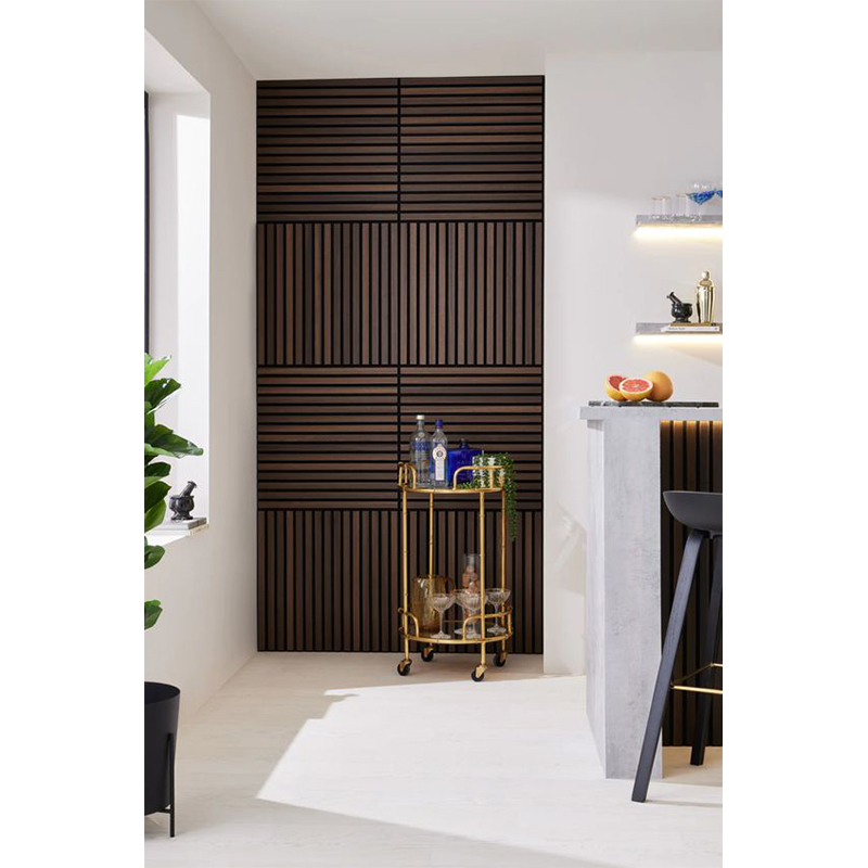 Deep Smoke Natural Oak Acoustic Wall Panel