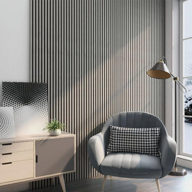 Grey Oak Wall Panel Acoustic