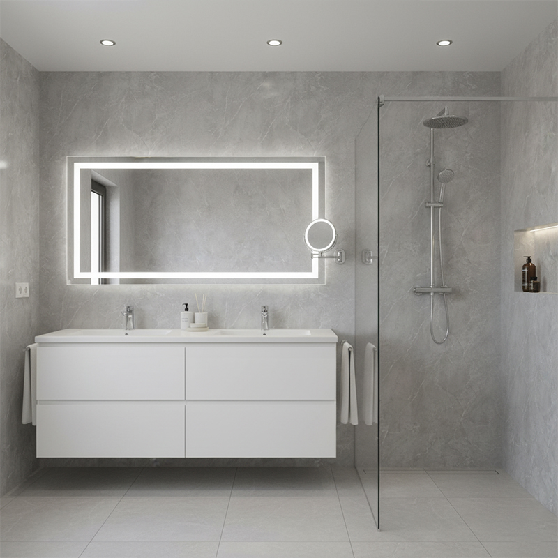 Grey Slate Marble Bathroom Wet Wall Panels