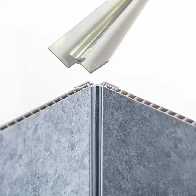 Chrome Internal PVC Corner