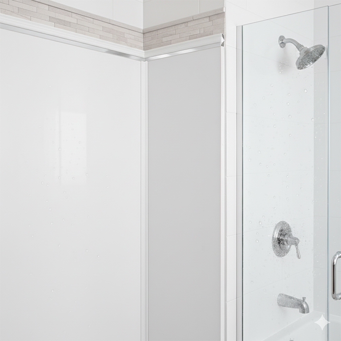 L Shape White PVC Trim