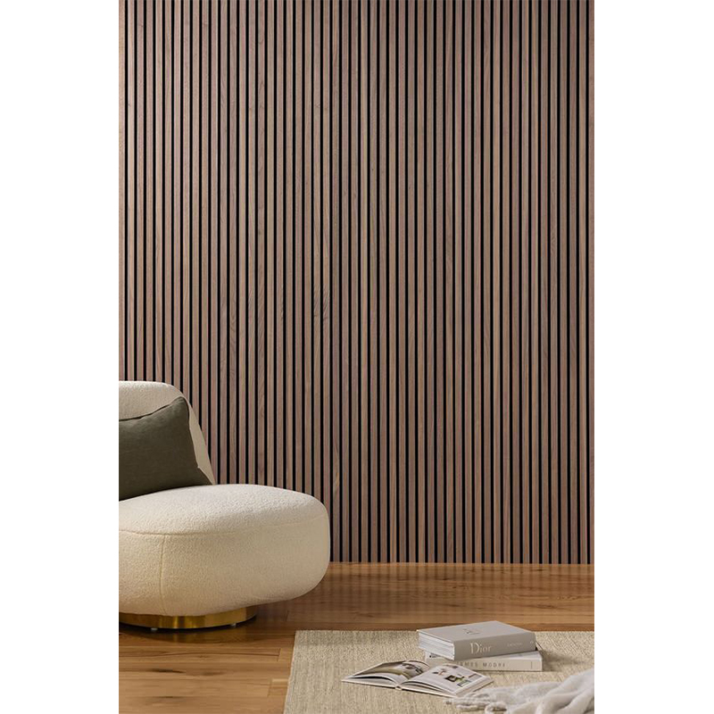 Natural Walnut Acoustic Panel For Wall