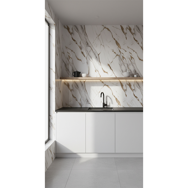 Orian Gold Kitchen Wet Wall Panel