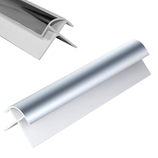 Outer Corner Chrome PVC Trim