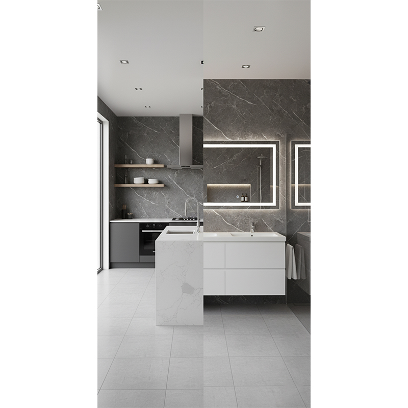 Pieta Anthracite PVC Wet Wall Panel