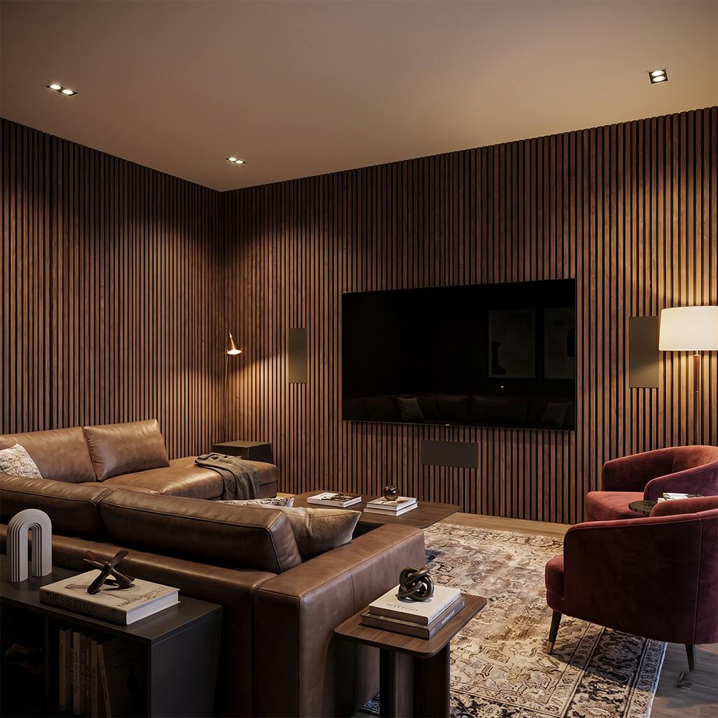 Natural Walnut Acoustic Wall Panel