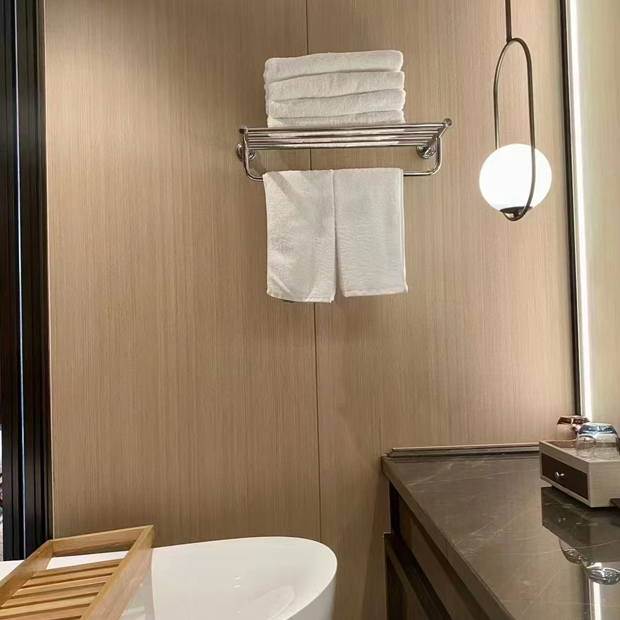 Solid Teak Wood Grain Wall Panel