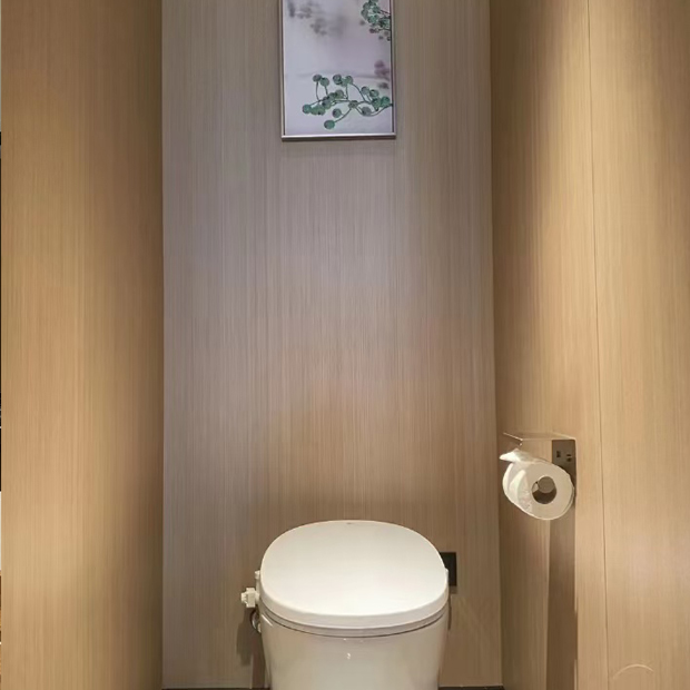 Teak wood Grain Solid Wall Panel