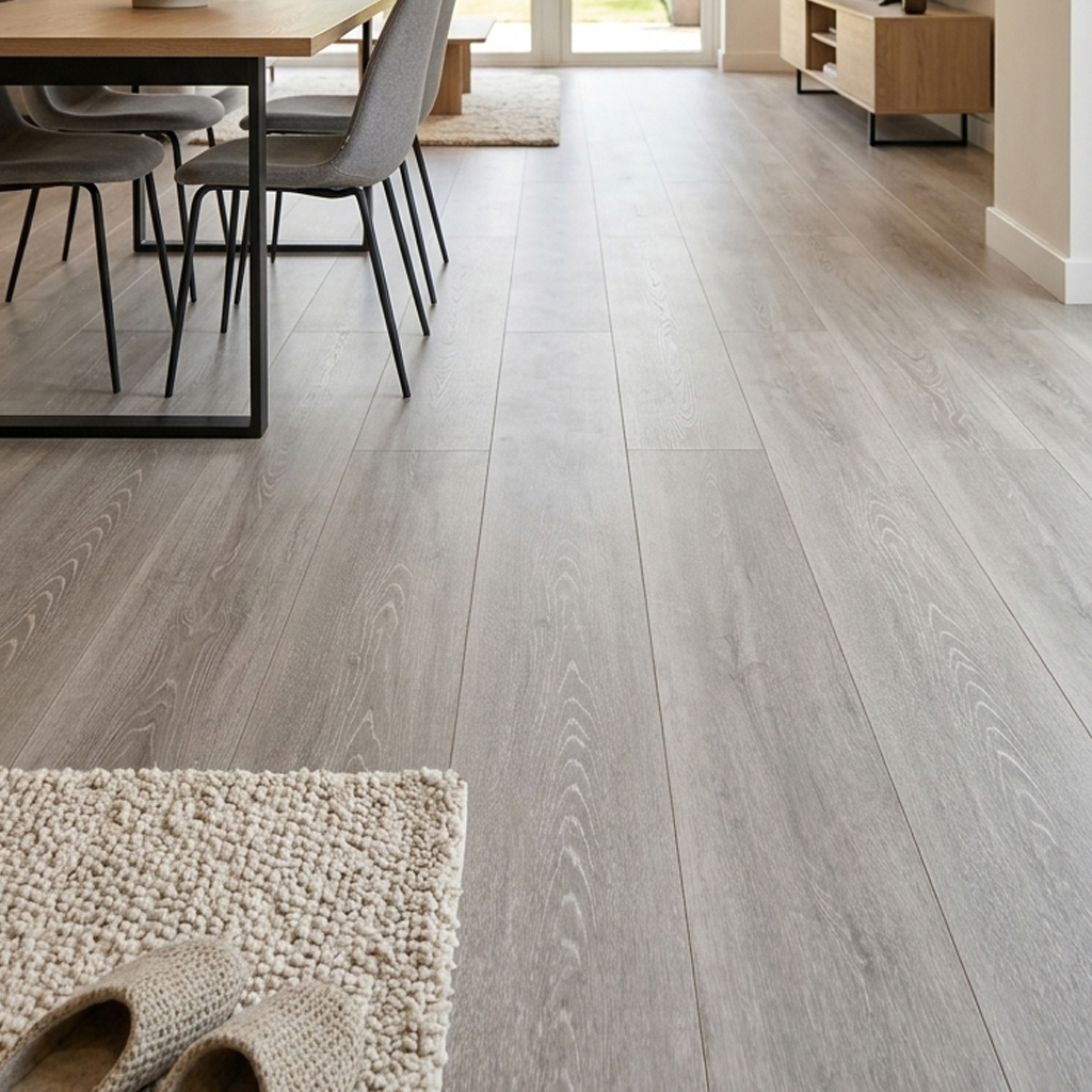 Walnut Grey SPC Flooring Planks