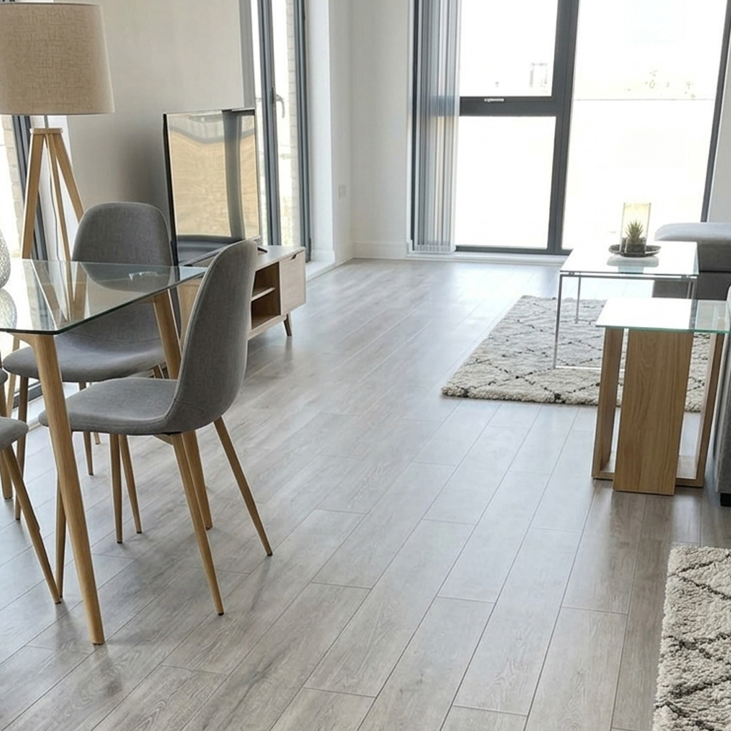 Walnut Grey SPC Flooring Planks