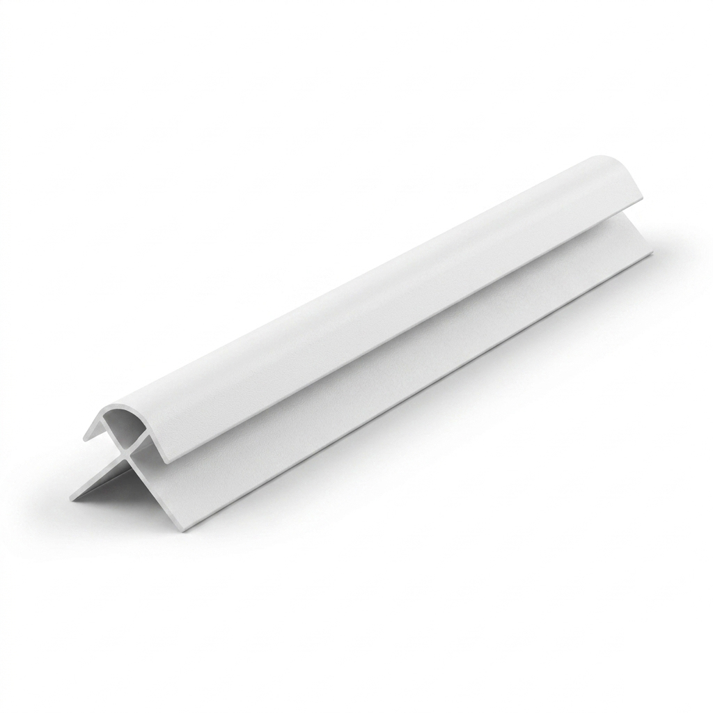 White External Corner For PVC Wall Panel