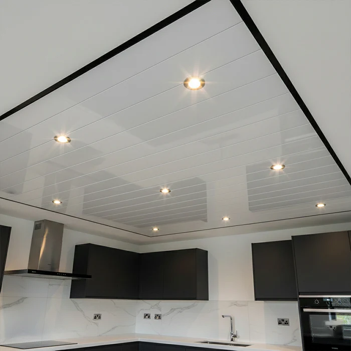 White Glossy PVC Ceiling Cladding