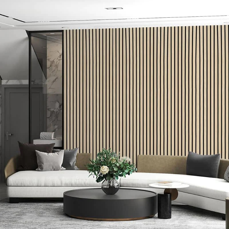 White Oak Acoustic Wall Panel