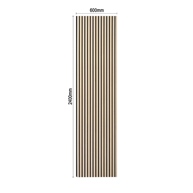 White Oak Acoustic Panel For Wall