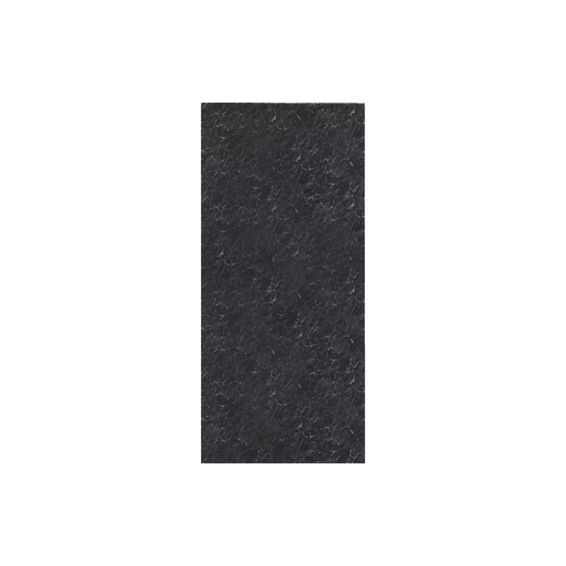 Water Wave Black Solid Wall Panel