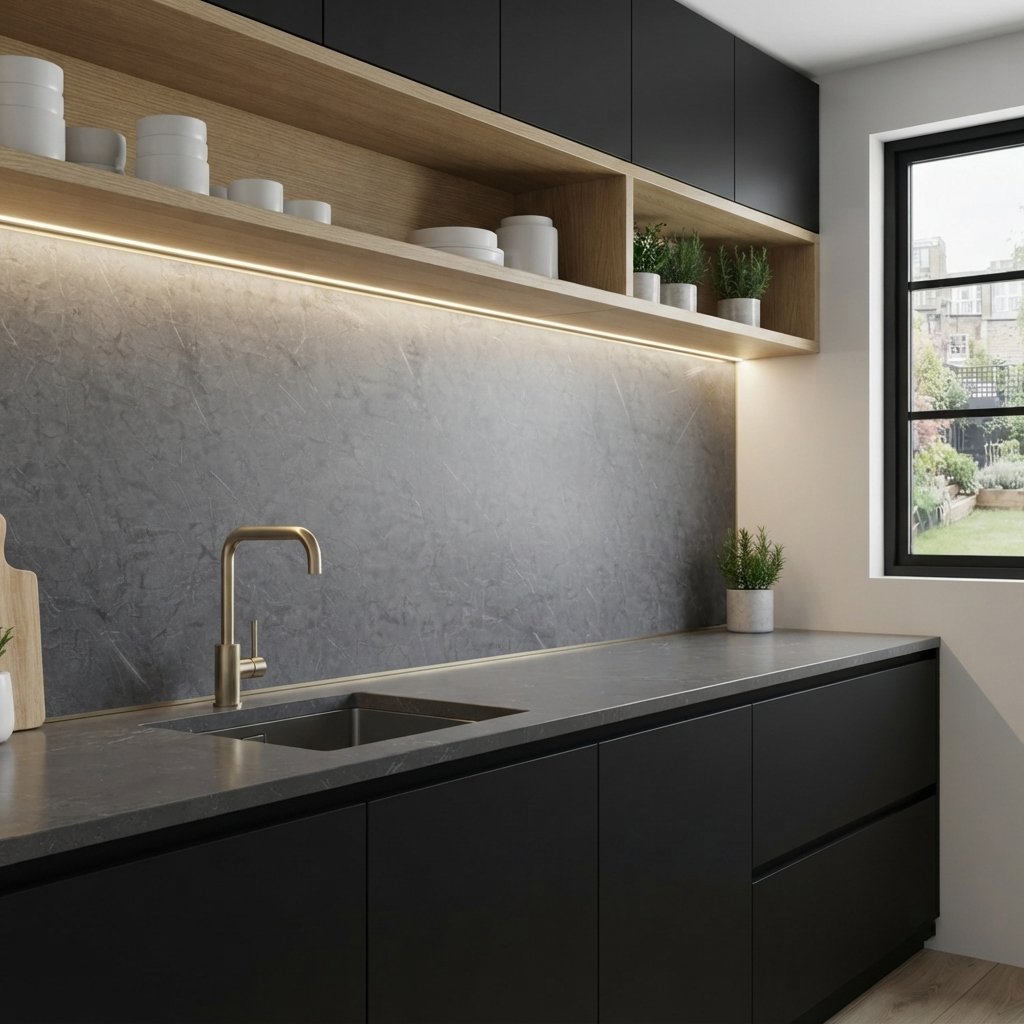 Bianco Luna Solid Wall Panel