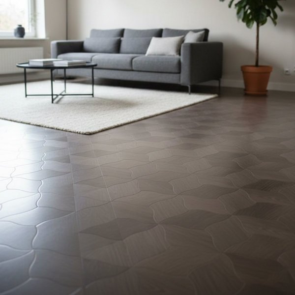 Dark Oak Aging Swirl Matt Finish Flooring