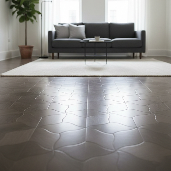 Dark Oak Laminate Flooring Swirl