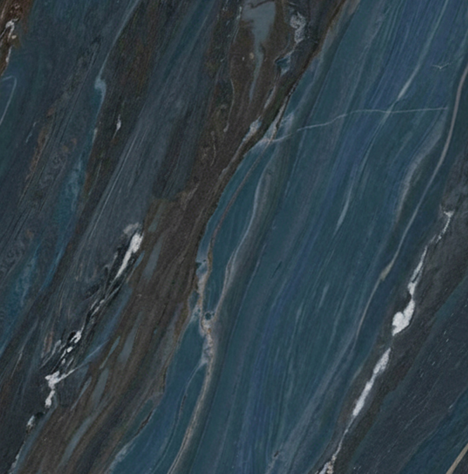 Deep Ocean Blue Solid Wall Panel