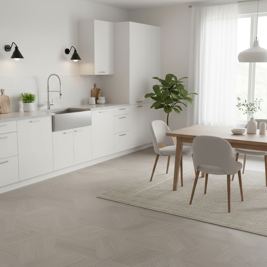 Light Oak Magic Bark Laminate Flooring