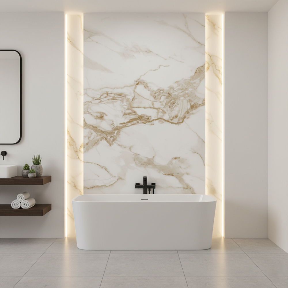 Sahara Gold Bathroom Wall Panel