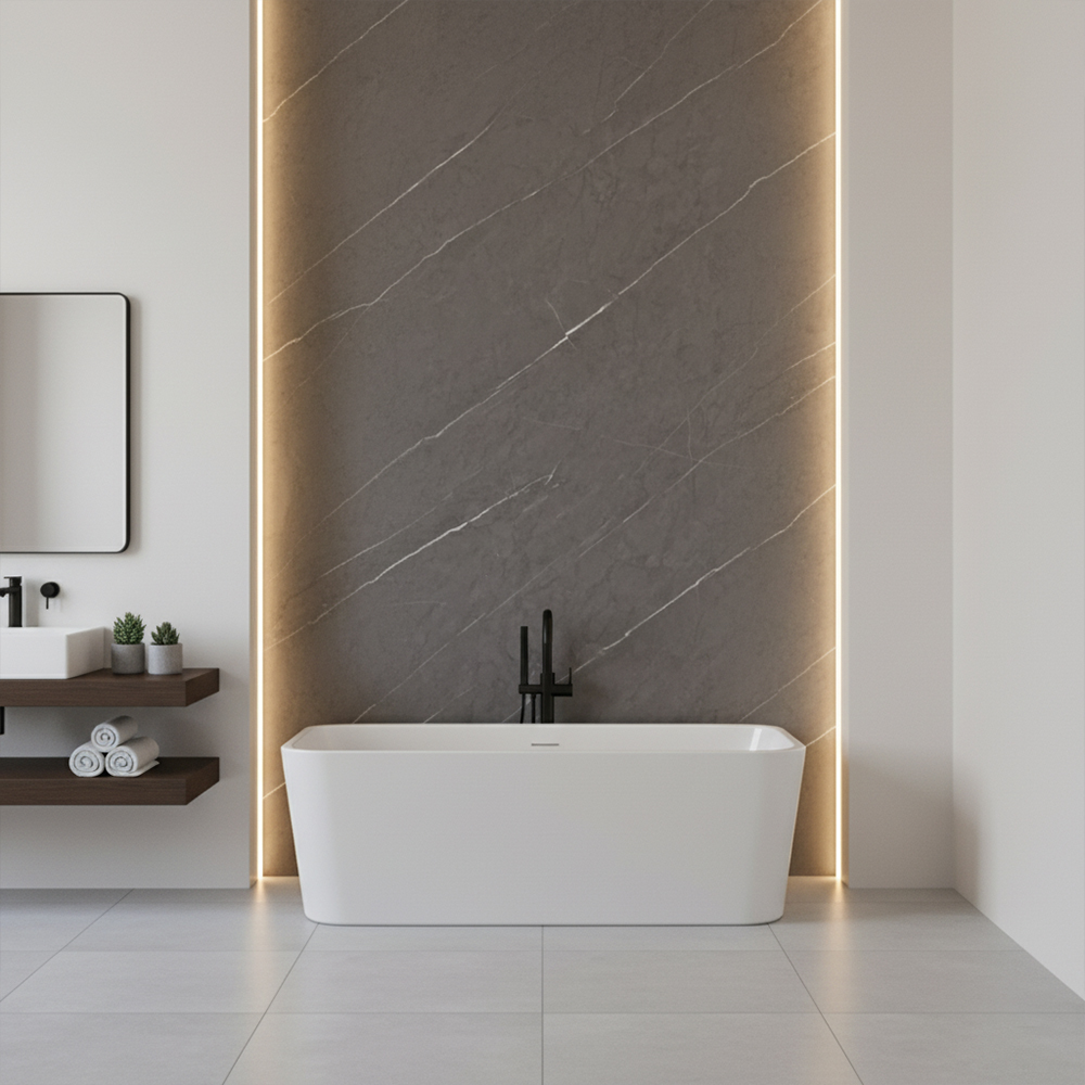 Storm Grey Bathroom Wall Panel