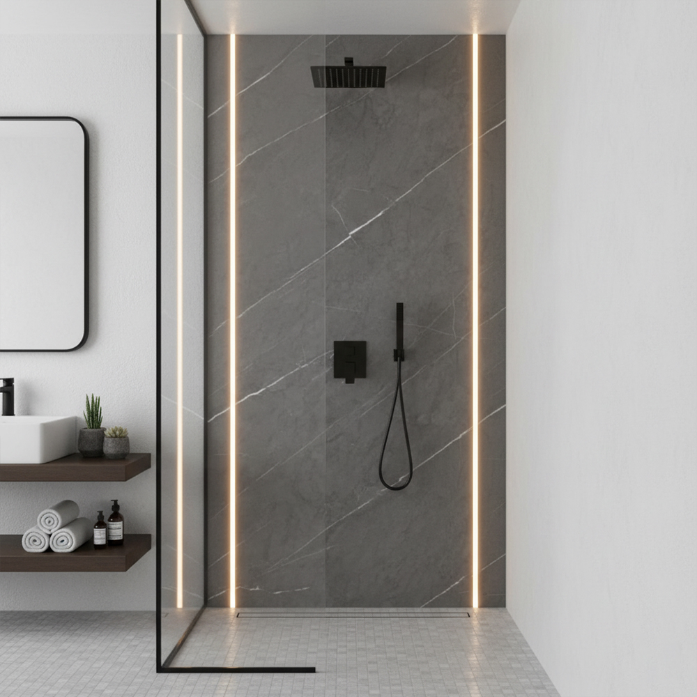 Storm Grey Shower Wall Panel