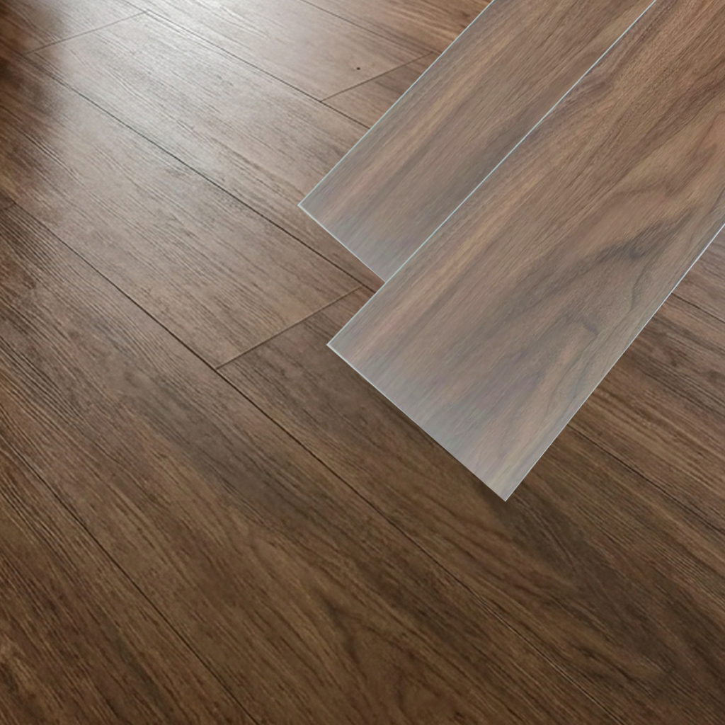 Brown Walnut SPC Flooring