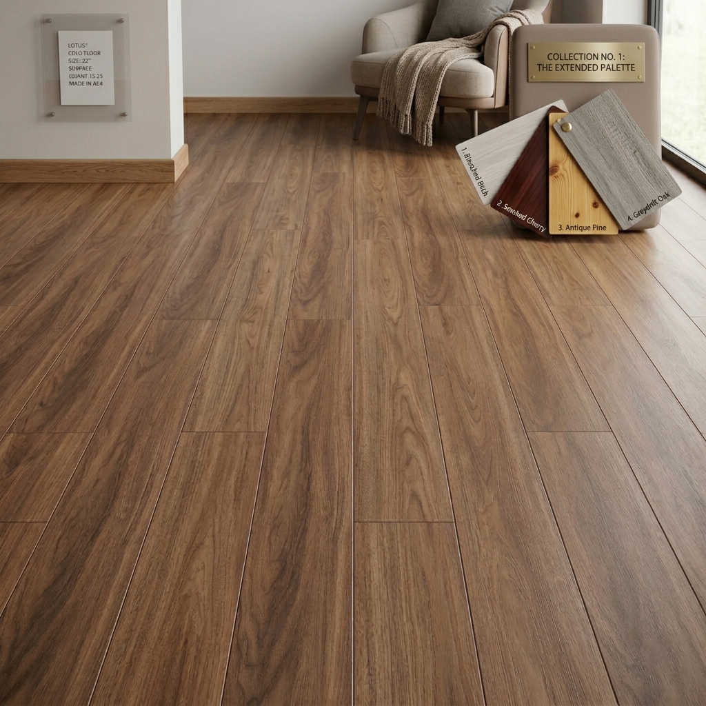 Brown Walnut SPC Vinyl Flooring