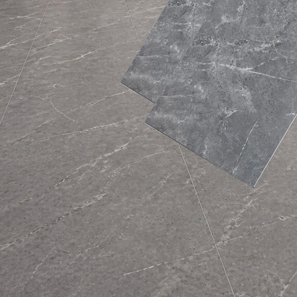Grey Marble SPC Vinyl Flooring Planks