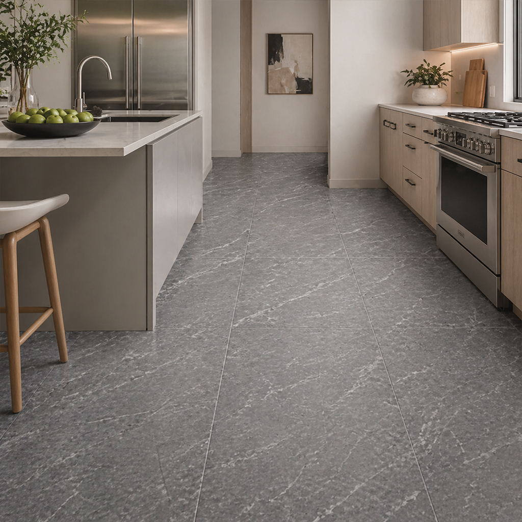 Grey Marble SPC Flooring Planks