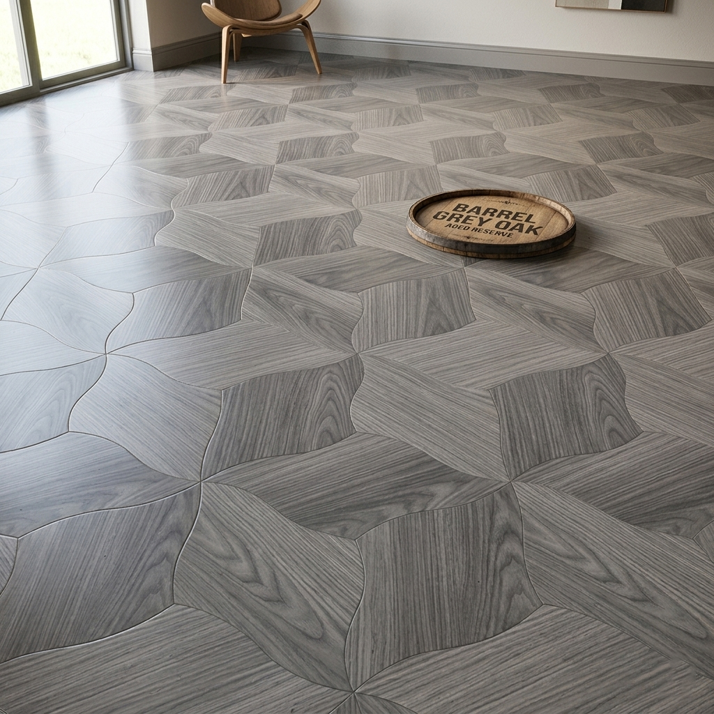 Barrel Grey Oak Laminate Flooring Planks