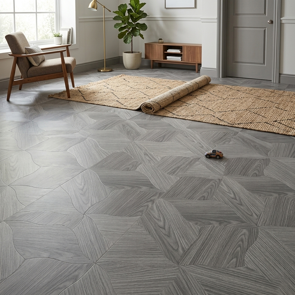 Barrel Grey Oak Laminate Flooring Planks