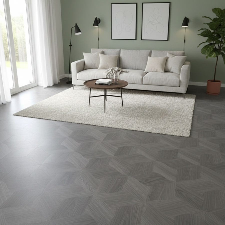Barrel Grey Oak Laminate Flooring Planks