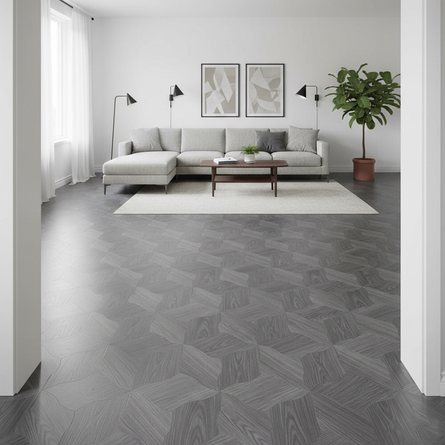 Barrel Grey Oak Laminate Flooring Planks