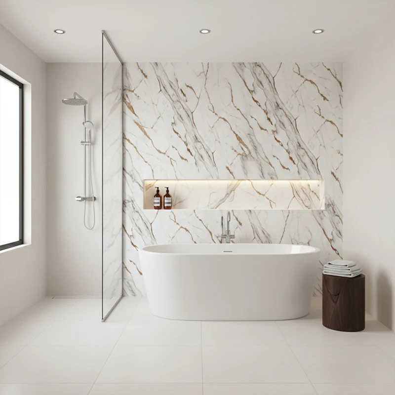Orian Gold Gloss PVC Wall Panel