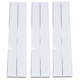 White With Silver Line PVC Ceiling Cladding Panels
