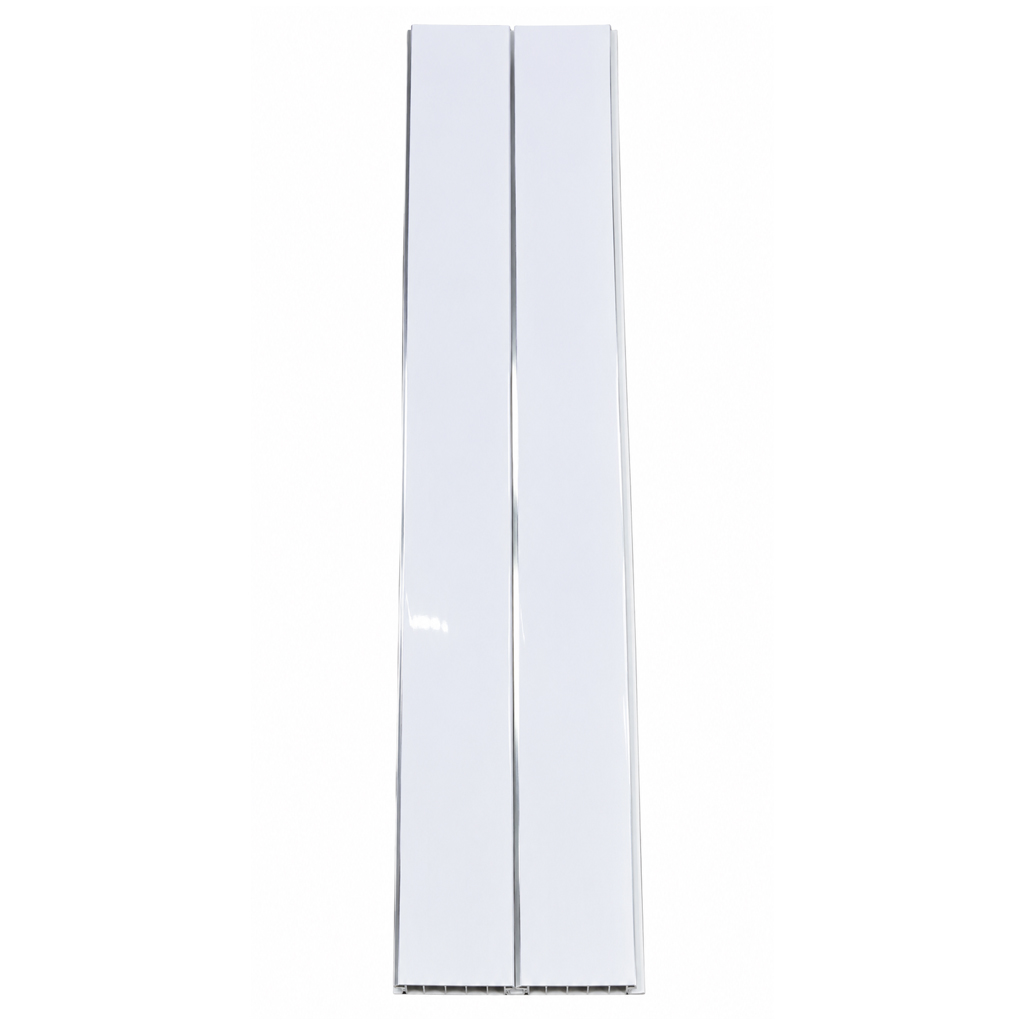 White With Silver Line PVC Ceiling Cladding Panels