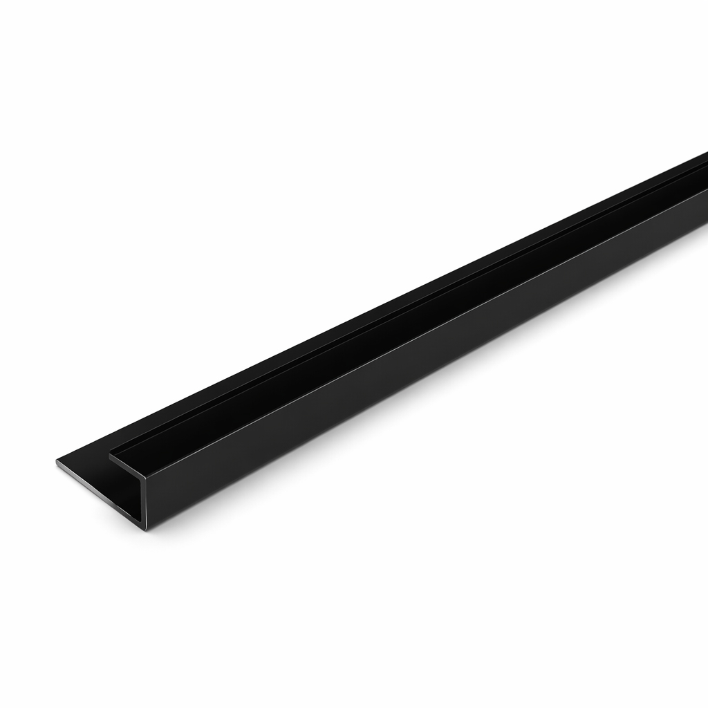 Black End Cap Trim For PVC Wall Panel