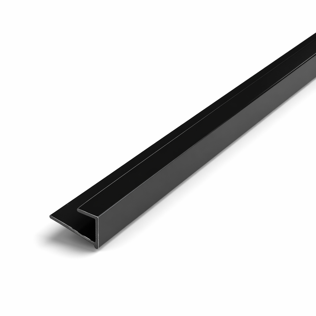 Black End Cap Trim For PVC Wall Panel
