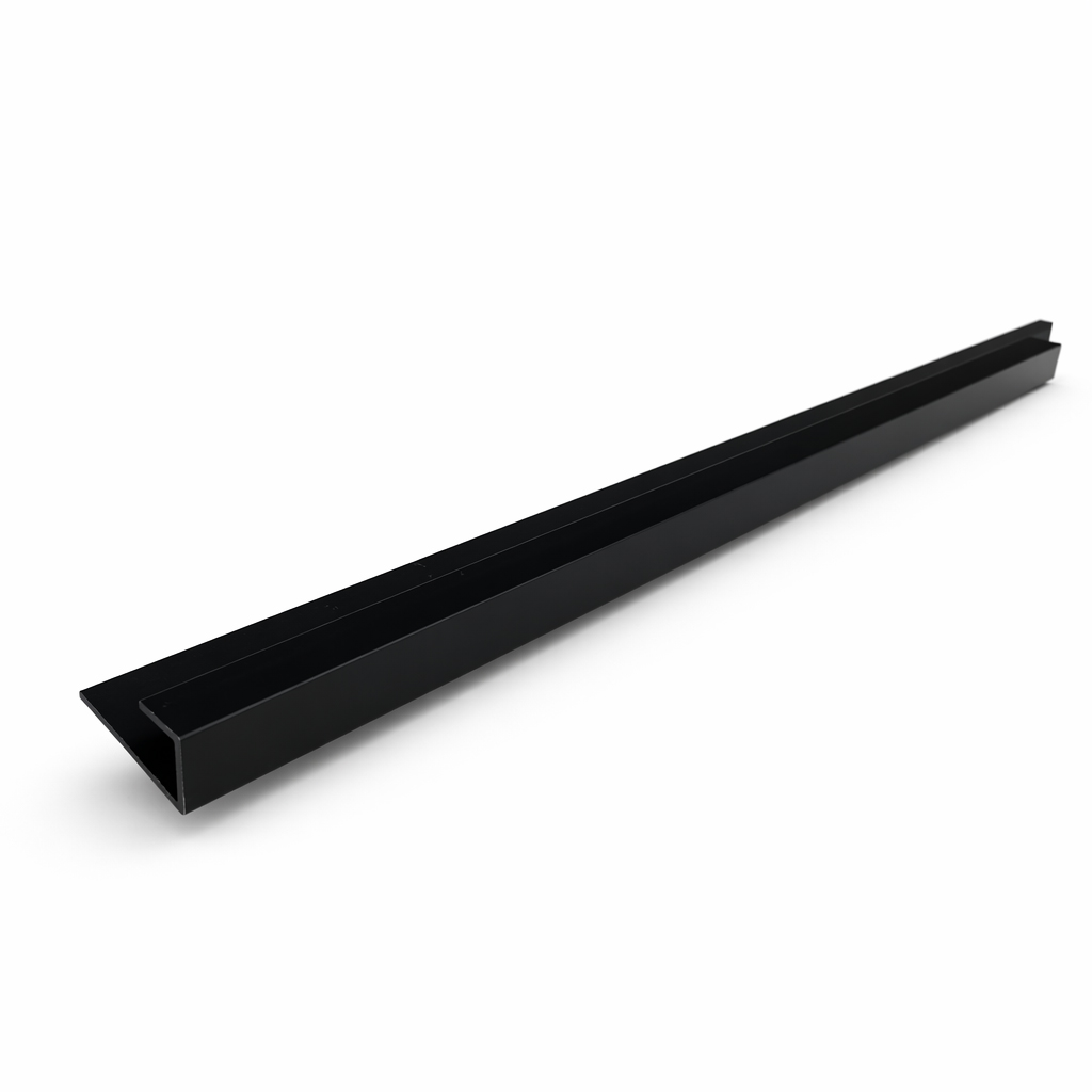 Black End Cap Trim For PVC Wall Panel