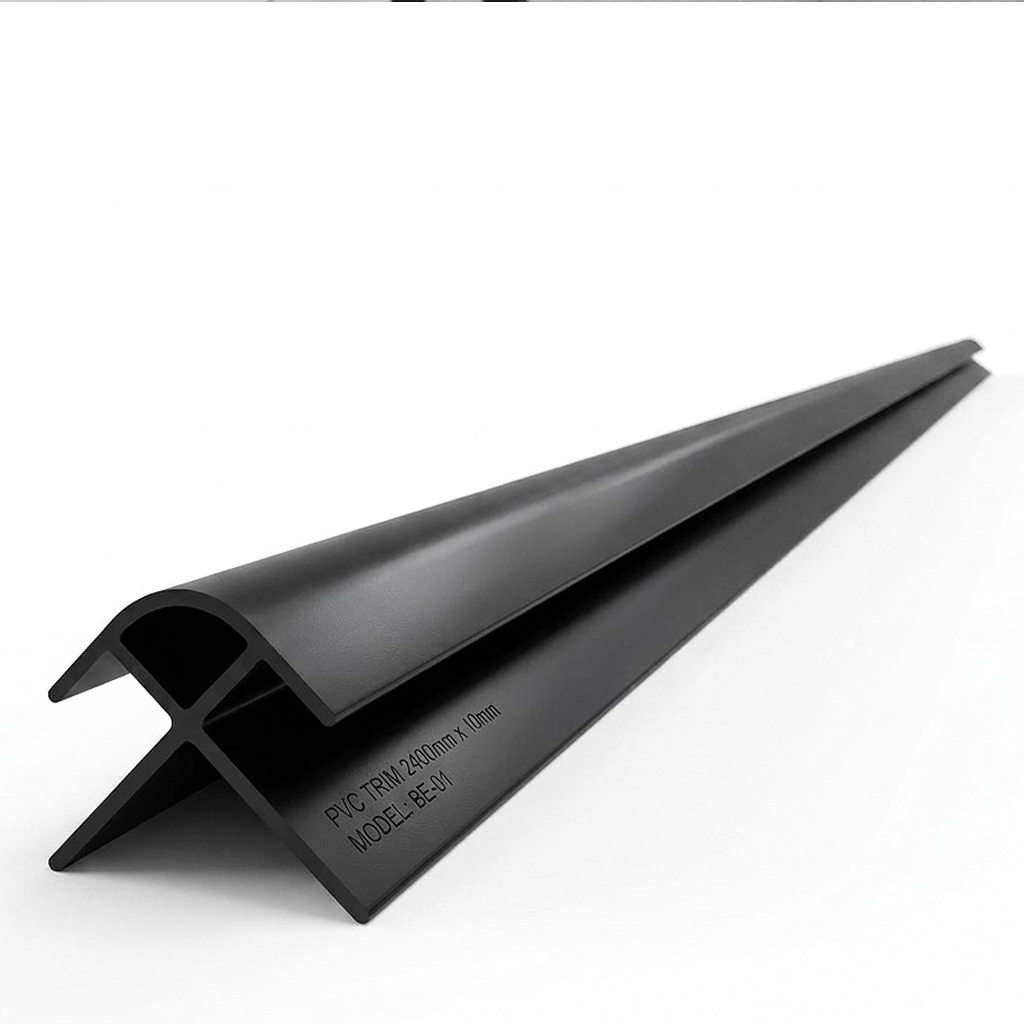 Black External Corner Trim For PVC Wall Panel