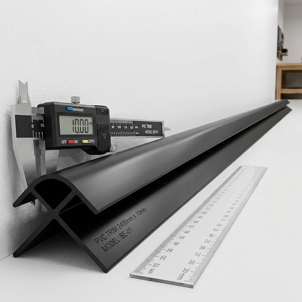 Black External Corner Trim For PVC Wall Panel