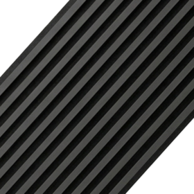 Black Grey Acoustic PVC Wall Panel