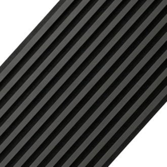 Black Grey Acoustic PVC Wall Panel