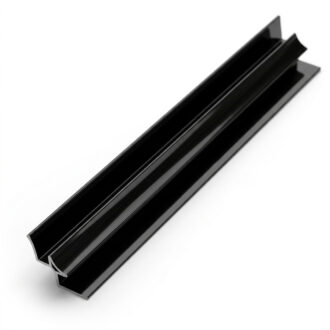 Black Internal Corner Trim For PVC Wall Panel